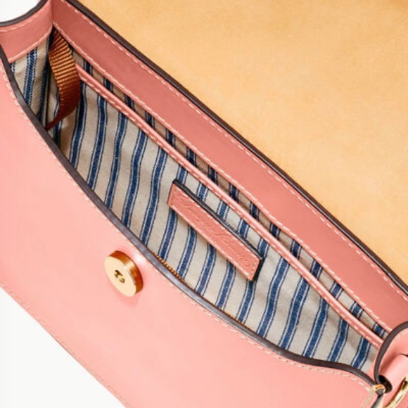 Dooney & Bourke Beacon East West Flap Crossbody Light Pink - Picture 13 of 15